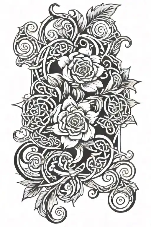 Celtic Floral Design