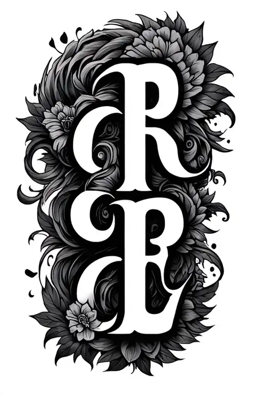 The Word Pride Surrounded By Unique Designs