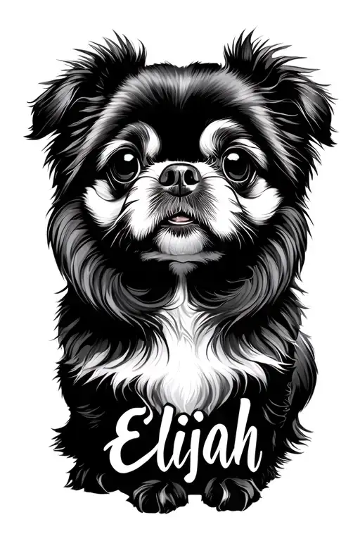 Pekingese Dog With Elijah Name