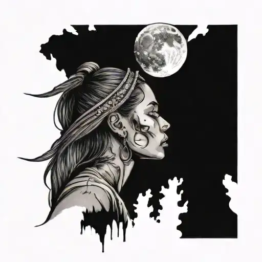 Travis Scott Campbell Female Moon