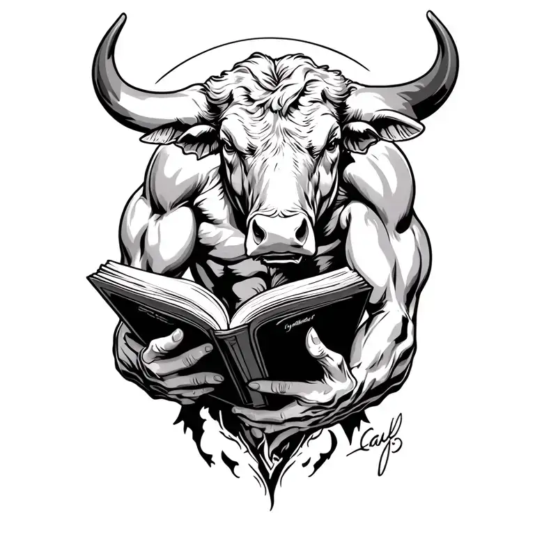 Muscle Bull Reading Book