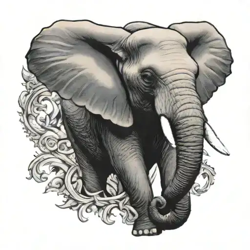 Vinnie Spelled The A Photo Of An Elephant