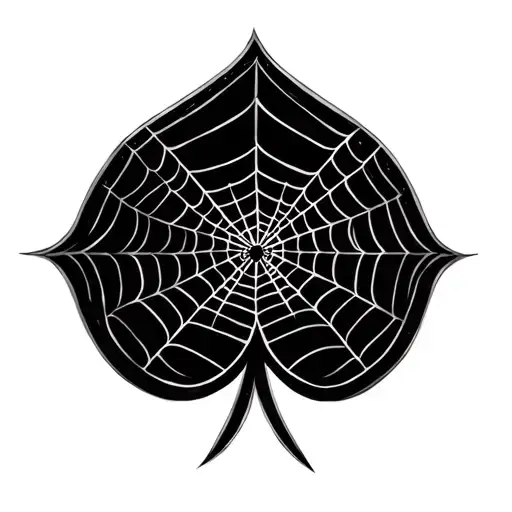Spade Spider Web Design