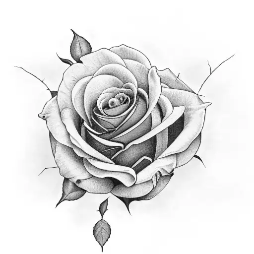 Yellow Rose In Glass Dome With Stained Glass