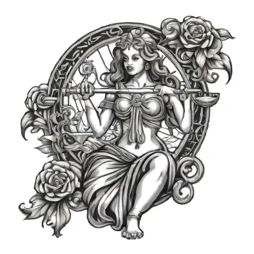 Woman Libra Zodiac Sign