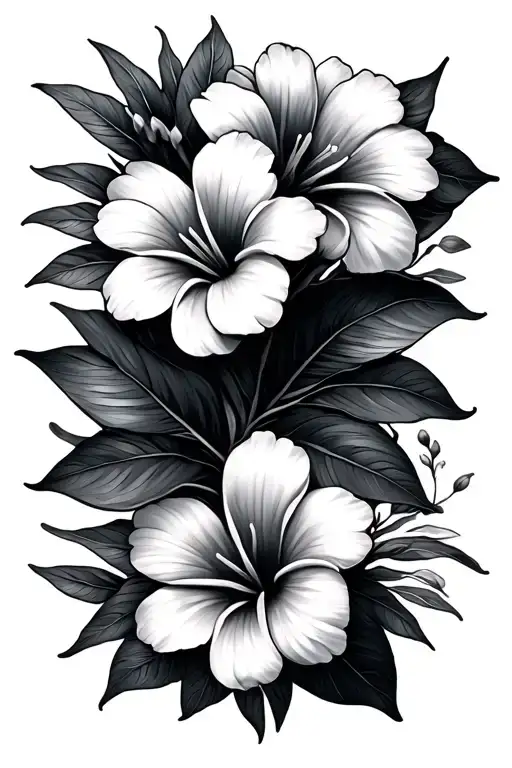 Multiple Hawaiian Flowers