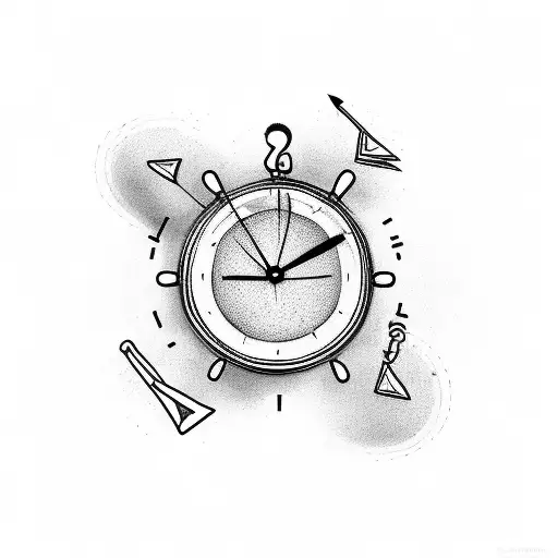 Clock With Word 'Action'