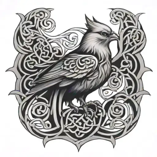 Coverup Celtic Bird