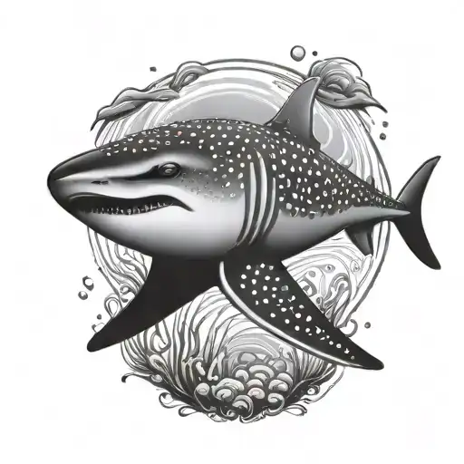 Nice Whale Shark Swimming