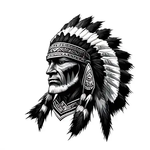 Sioux Warrior Face