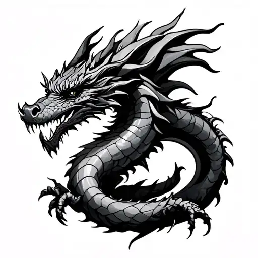 Dragon Wrapped Initial Cy