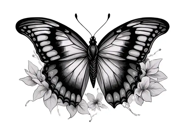 Life Line Of Lifetime Butterfly