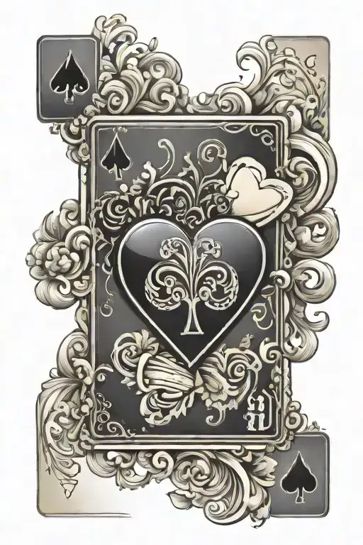 Western Card Ace Of Hearts
