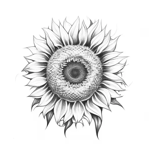 A Sunflower Surrounded By Thorns