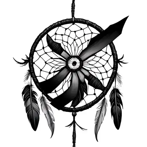 Dreamcatcher Windmill Buffalo Feathers