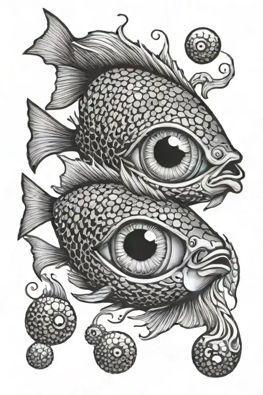 Eyeballs Fish Scales