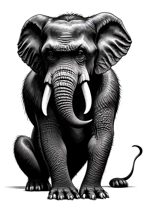 Elephant Jesse Monkey