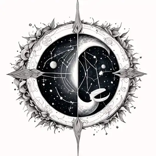 The Constellations Virgo And Libra Are Merged In Solitude