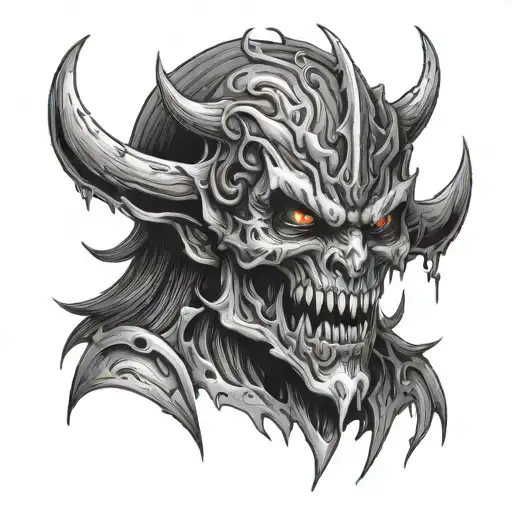 Demon They In Dead Metal Style Music Metal Rock
