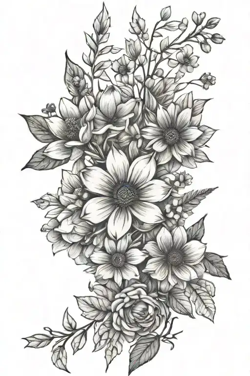 Wildflower Meadow Arm Sleeve