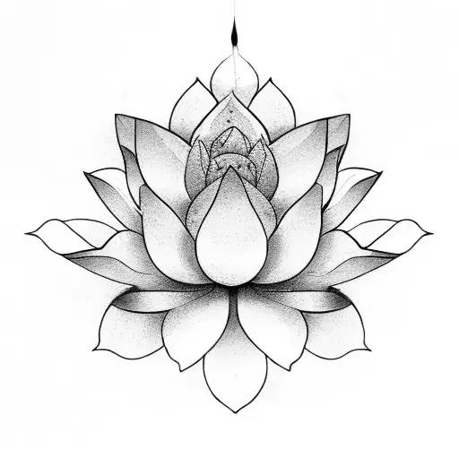 A Serene Landscape With A Lotus Pond And Each Flower Representing A Different Chakra
