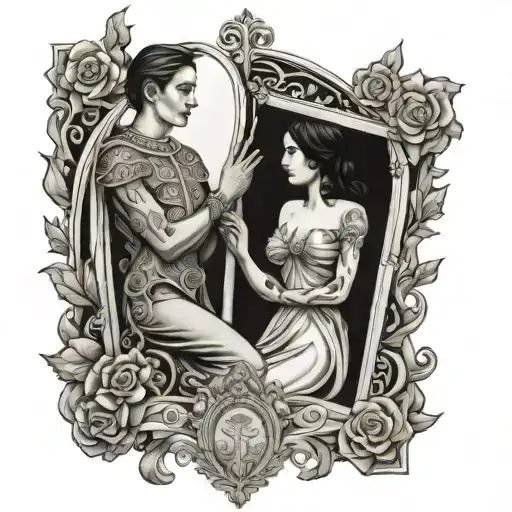 Lovers Tarot Card Lovers Are Both Men