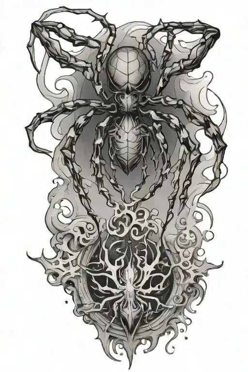 Spider In The Bottom Fade Into Smoke