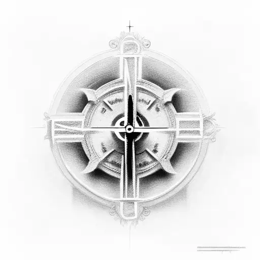 Christian Cross Clock