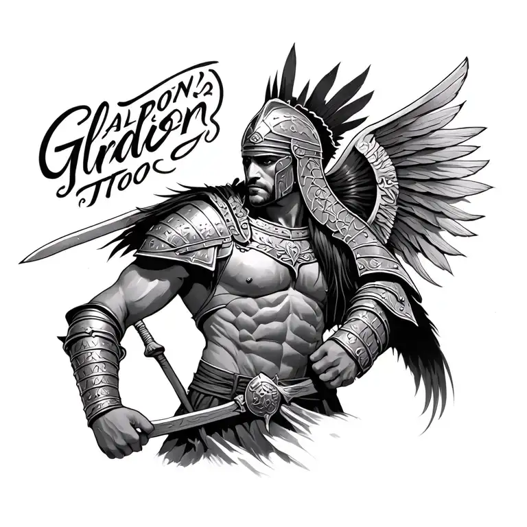Gladiator And Laion