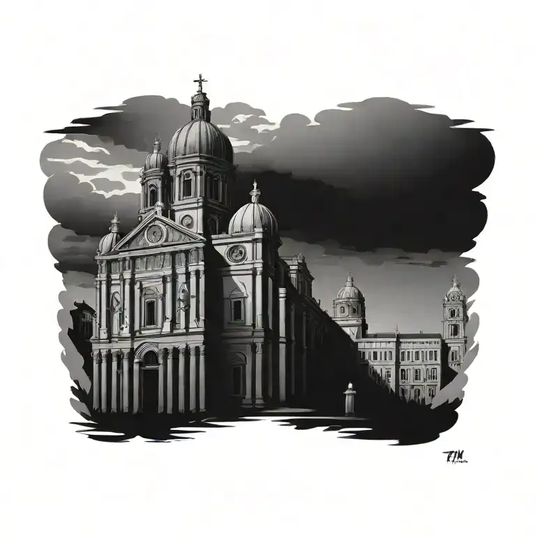 Roman Cathedral Rising