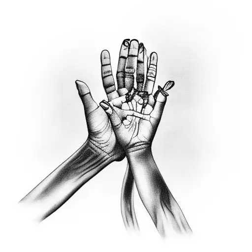 Kids Hands With Birthdates