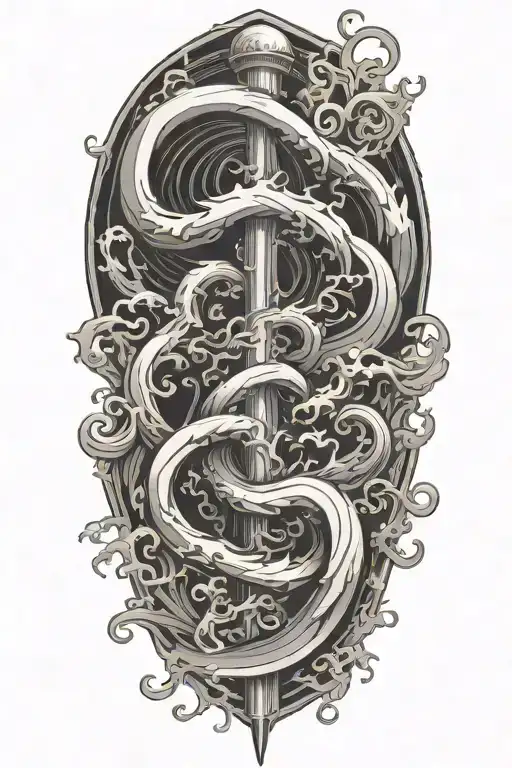 Pipeline Waves Forming The Shape