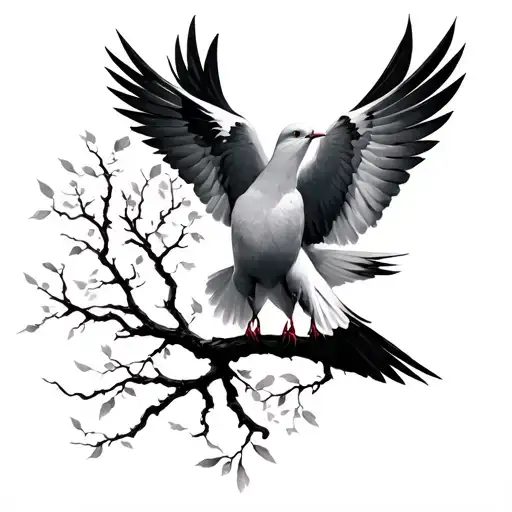 Tree And Doves Men's