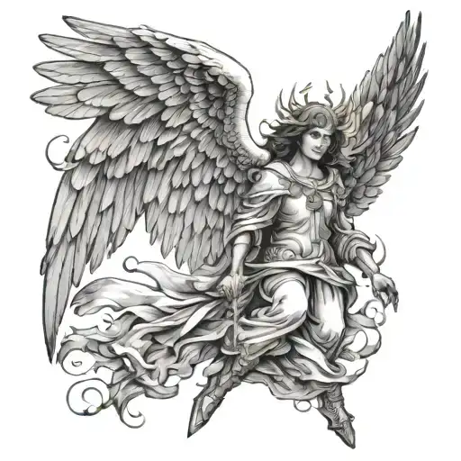 Light Holy Angel Fire