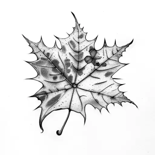 2 Water Color Autumn Leaves