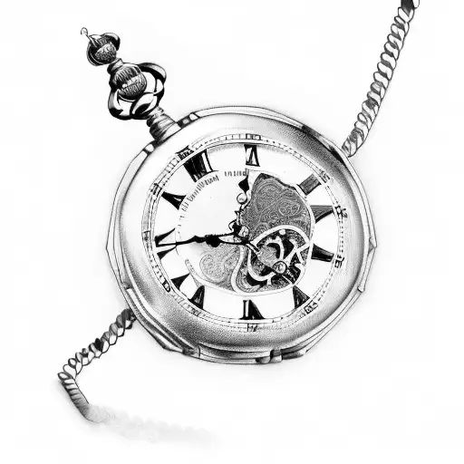 3 Roman Pocket Watches With Name And Date