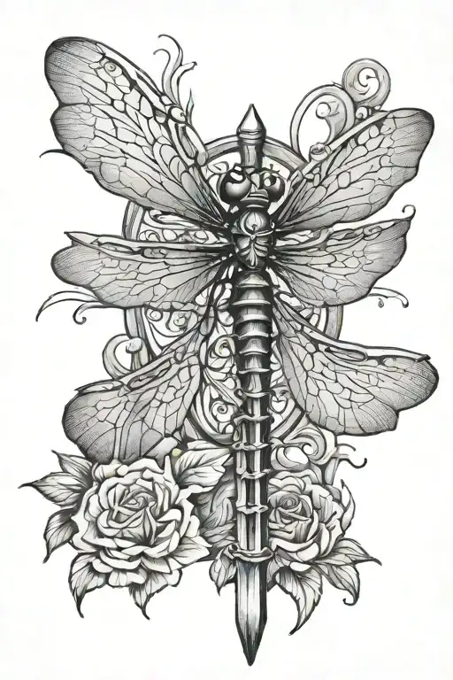 Dragonfly On The Cross