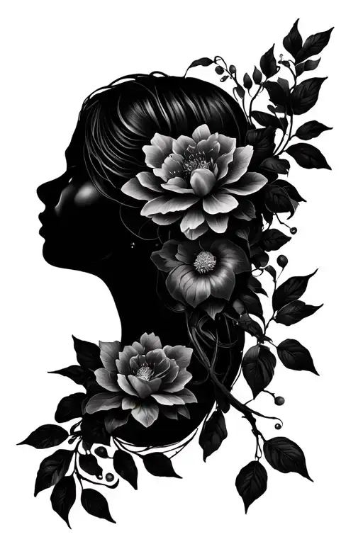 Botanical Vine On Shoulder