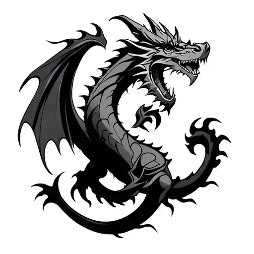 Viking Dragon Tribal