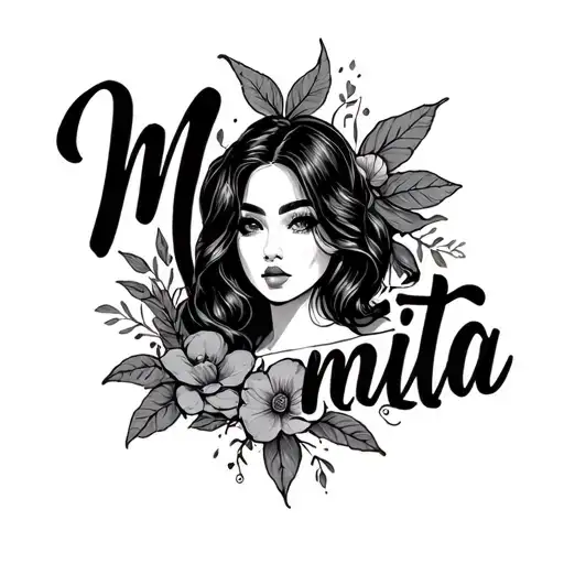 Mamita In Lettering Style