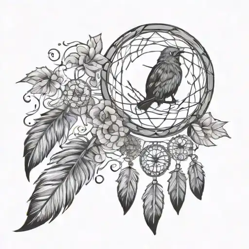 Waining Gibious Moon Dream Catcher