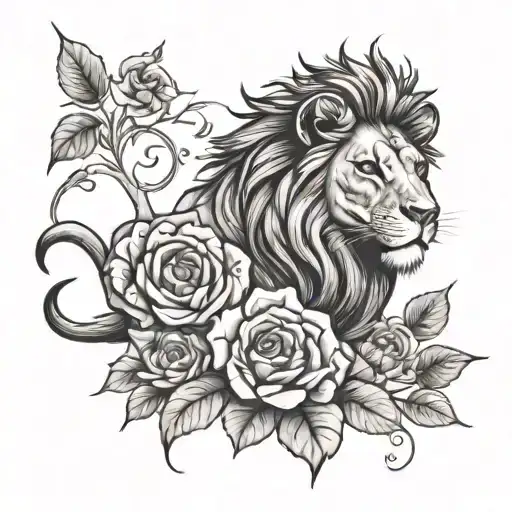 Female Lion Floral