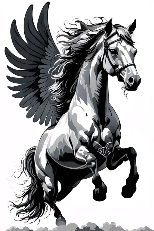 Pegasus Horse Jumping