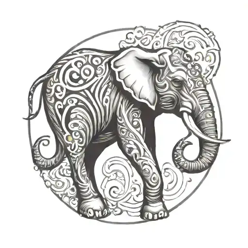 Ant Elephant Infinite Sign Letter M