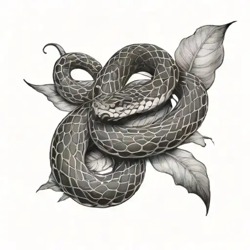 Date Of Birth Snake Wrapped