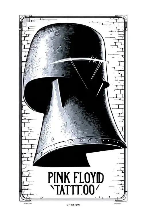Pink Floyd Division Bell Cover Art And Moon And Brickwall And Prism