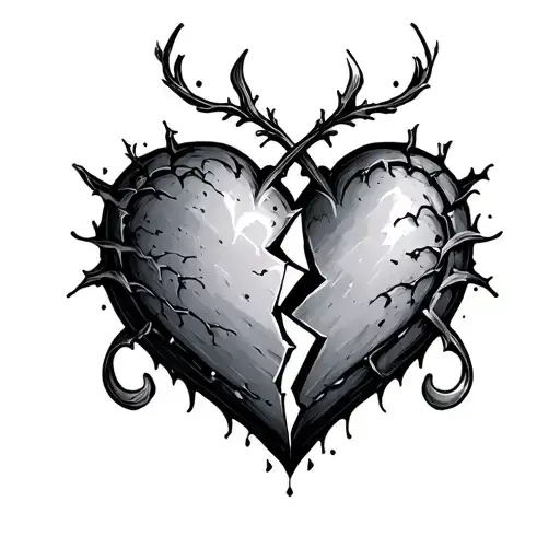 Broken Heart With Two Nouns