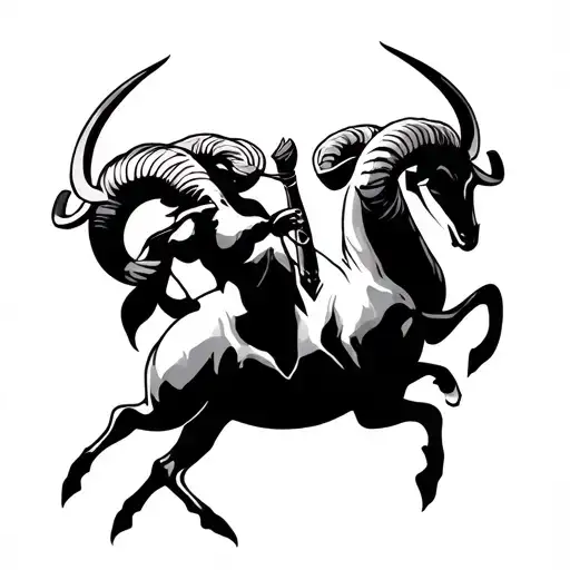 Sagittarius Aries Intertwined Fight