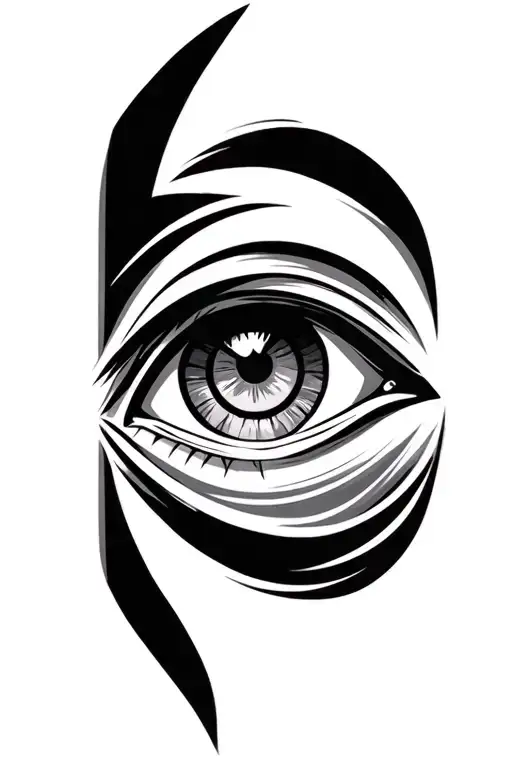 Eye Of Horus Portrait Looking