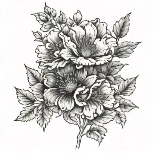 January Birth Flower February Birth Flowernaugusts Birth Flower Mays Birth Flower